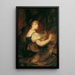 Fishmonger's Woman - Hans Canon — framed artwork on a wall