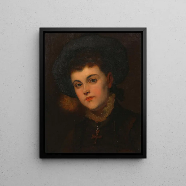 Gabriele Ella Baronne von Liebieg - Hans Canon — framed artwork on a wall
