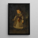 Portrait of Child Gronichte Hans Canon - Hans Canon — framed artwork on a wall