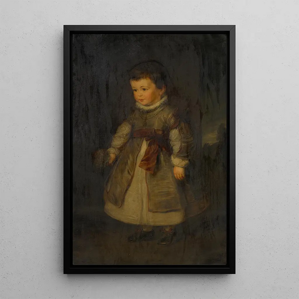 Portrait of Child Gronichte Hans Canon - Hans Canon — framed artwork on a wall