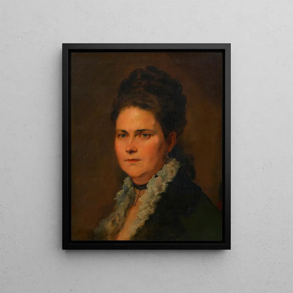 Leopoldine Baroness von Liebieg née Mayr - Hans Canon — framed artwork on a wall