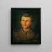 Head study male - Hans Canon — framed artwork on a wall