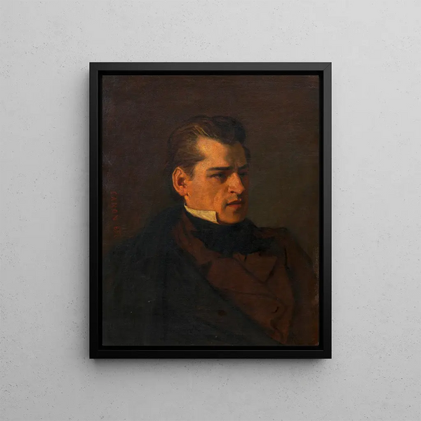 Moritz Lehmann - Hans Canon — framed artwork on a wall