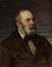 Portrait painting of the artist Johann Wilhelm Schirmer - Hans Canon — artwork view