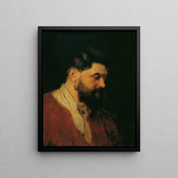 Marine Painting of the North Pole Expedition - Hans Canon — framed artwork on a wall