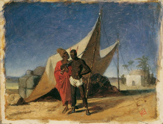 Scene in North Africa - Hans Canon — artwork view