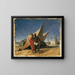 Scene in North Africa - Hans Canon — framed artwork on a wall