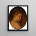 Repetition of the female study head after the bath - Hans Canon — framed artwork on a wall