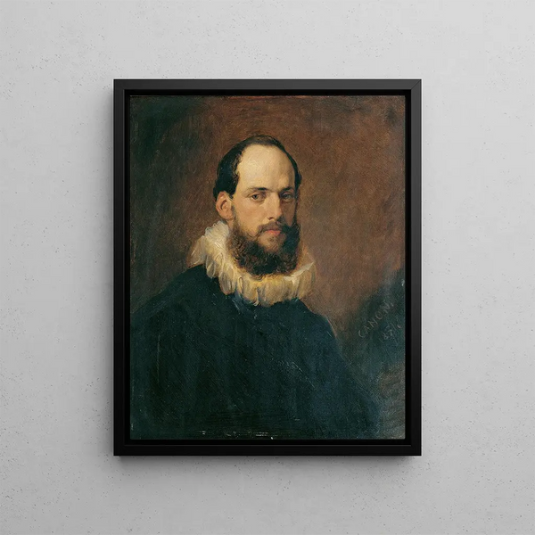 Wilhelm Wartenegg in 17th-century costume - Hans Canon — framed artwork on a wall