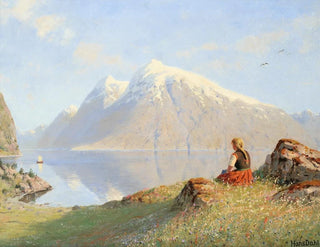 Summer in the Fjords - Hans Dahl — artwork view