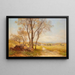 Summer Landscape Painting - Hans Divok — framed artwork on a wall