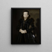 Portrait of Joan Thornbury Mrs. Richard Wakeman - Hans Eworth — framed artwork on a wall