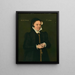 Portrait of a Woman - Hans Eworth — framed artwork on a wall