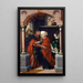 Joachim and Anne at the Golden Gate - Hans Fries — framed artwork on a wall
