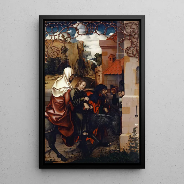 The Return of Egypt - Hans Fries — framed artwork on a wall