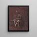 The Virgin and Child on a grassy bench - Hans Fries — framed artwork on a wall