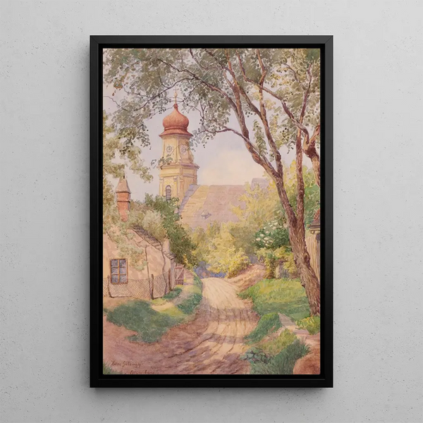 Bisamberg - Hans Götzinger — framed artwork on a wall