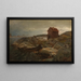 House of Fisherman in Lillesand - Hans Gude — framed artwork on a wall