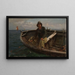 Fisherman of Rügen - Hans Gude — framed artwork on a wall