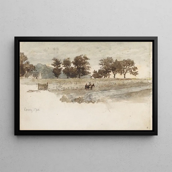 from Corrie Arran - Hans Gude — framed artwork on a wall