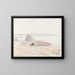 Frère Sandefjord - Hans Gude — framed artwork on a wall