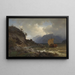from the west coast of Norway - Hans Gude — framed artwork on a wall