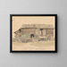 Lève et jardin de Vassenden - Hans Gude — framed artwork on a wall