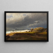 Coastal Landscape Painting - Hans Gude — framed artwork on a wall