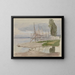 Untitled Painting - Hans Gude — framed artwork on a wall
