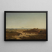 View of the Siebengebirge - Hans Gude — framed artwork on a wall