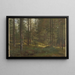 Landscape painting wooded - Hans Gude — framed artwork on a wall