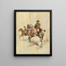 Partir à la chasse - Hans Haag — framed artwork on a wall