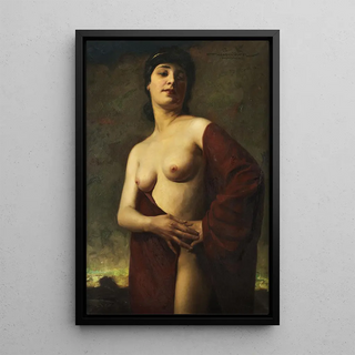 Hans Hassenteufel - Halbakt einer jungen Frau.webp