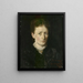 Portrait of Karen Marie Bützmann - Hans Heyerdahl — framed artwork on a wall