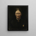 Portrait of actress Laura Gundersen - Hans Heyerdahl — framed artwork on a wall