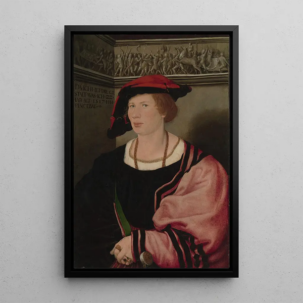 Benedikt von Hertenstein Painting born around 1495 died in 1522 - Hans Holbein the Younger — framed artwork on a wall