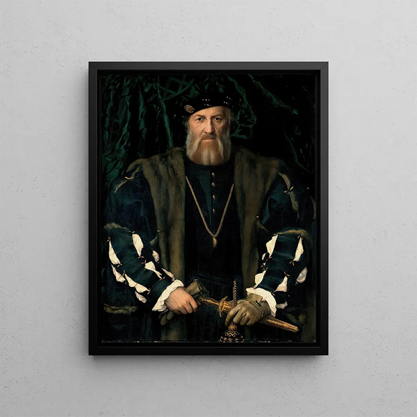 Charles de Solier Sieur de Morette - Hans Holbein the Younger — framed artwork on a wall