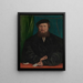 Derick Berck de Cologne - Hans Holbein the Younger — framed artwork on a wall