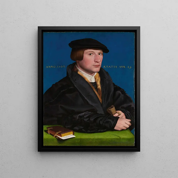Hermann von Wedigh III - Hans Holbein the Younger — framed artwork on a wall