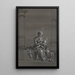 Marie with the Child between columns - Hans Holbein the Younger — framed artwork on a wall