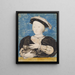 Portrait of a Boy with a Marmoset - Hans Holbein the Younger — framed artwork on a wall