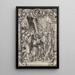 Vitrail avec le portement de croix du Christ - Hans Holbein le Jeune — framed artwork on a wall