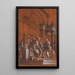 La Sainte Famille - Hans Holbein le Jeune — framed artwork on a wall