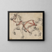 Draft Horse - Hans Holbein the Younger — framed artwork on a wall