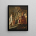 Salomé dancing for Herod - Hans Horions — framed artwork on a wall