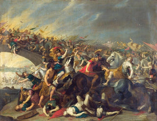 Combat with the Amazons - Hans Jordaens the Elder — artwork view