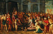 Solomon and the Queen of Sheba - Hans Jordaens the Elder — artwork view