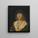 Portrait of a man - Hans Leonhard Schäufelein — framed artwork on a wall