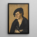 Portrait of a Young Man Hans - Hans Leonhard Schäufelein — framed artwork on a wall