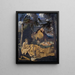 Orpheus among the animals - Hans Leu the Younger — framed artwork on a wall